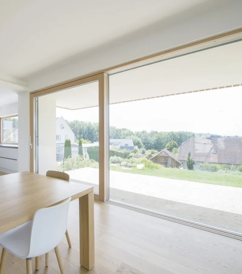 Illustration de la gamme Mixte bois/aluminium
