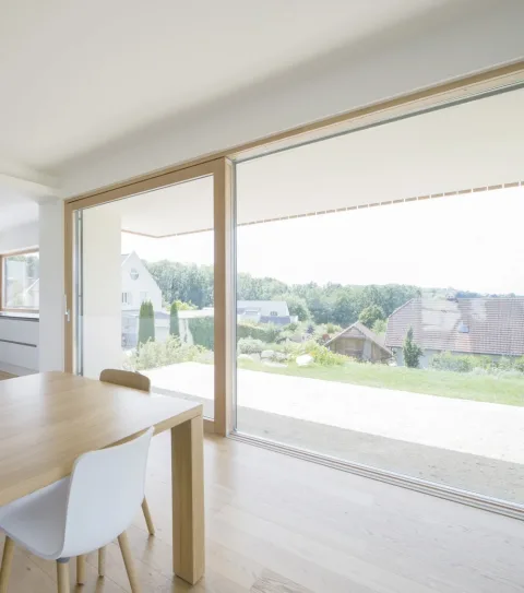 Illustration de la gamme Mixte bois/aluminium