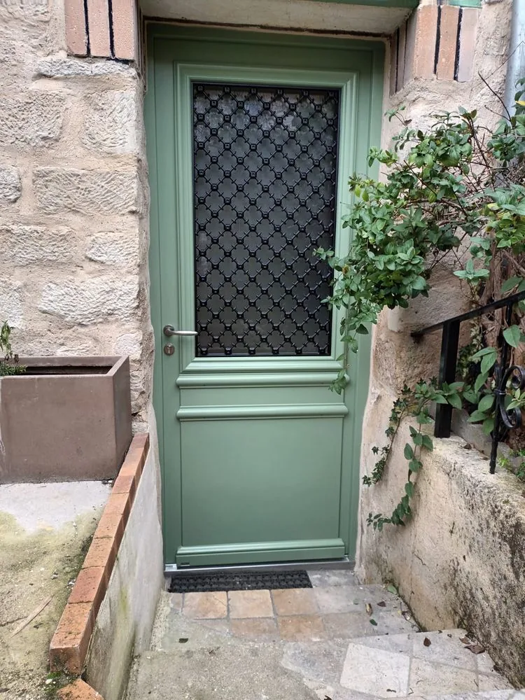 Pose d'une porte en bois Bel'M à Franconville
