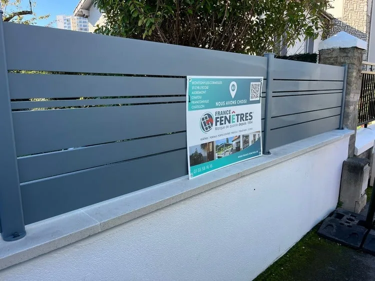 Installation d’une clôture SPAS de la marque Cadiou à Châtillon